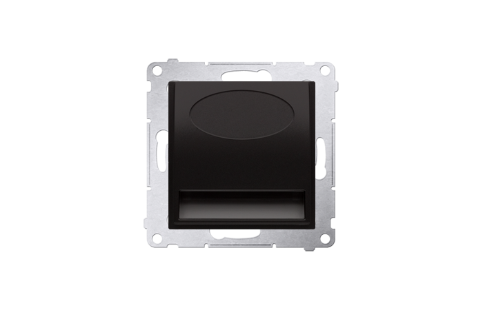 Oprawa oświetleniowa LED, 230 V AC, 1.1 W, białe ciepłe 3100 K, antracyt DOS.01/48 Simon 54 | DOS.01/48 Kontakt Simon