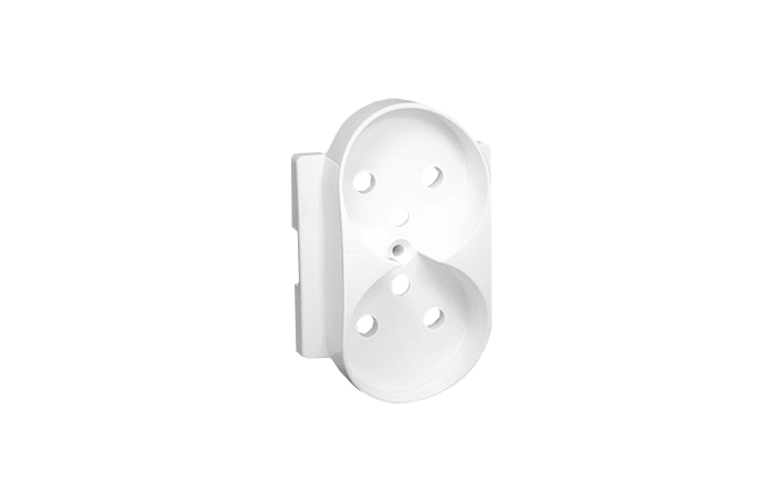 Pokrywa gniazda podwójnego z przesłonami do ramek biały 82068PDZ-30 Simon 82 | 82068PDZ-30 Kontakt Simon