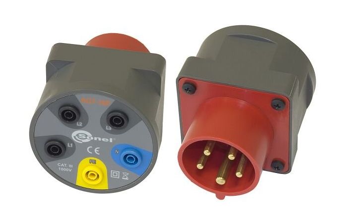 Adapter 5-pin do miernika AGT-16A gniazda bananowe | WAADAAGT16P Sonel