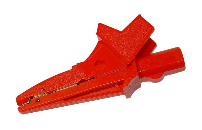 Krokodylek K02 1KV 20A czerwony | WAKRORE20K02 Sonel