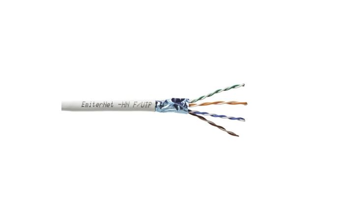 Kabel teleinformatyczny F/UTP kat.5e 350MHz Emiter Net szary /karton 305m/ KRĄŻEK | K/EMITERNET-FTP5E. Emiternet