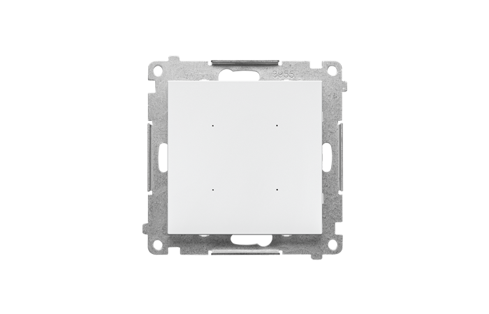 SWITCH – Sterownik przyciskowy oświetl pojedynczy, sterow smartfonem (moduł); Biały mat Simon 55 GO | TEW1W.01/111 Kontakt Simon