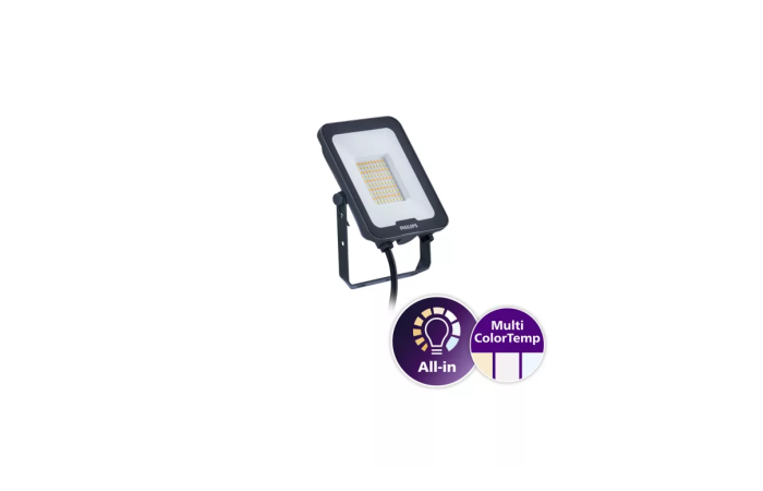 Naświetlacz LED BVP167 LED60/830_40_65 50W 5500-6000lm 3000/4000/6500K PSU SWB zmiana barwy światła | 911401874386 Philips