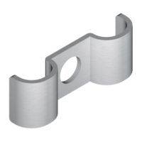 Uchwyt kabla UEF10, gr. blachy 1,2mm | 405610 Baks