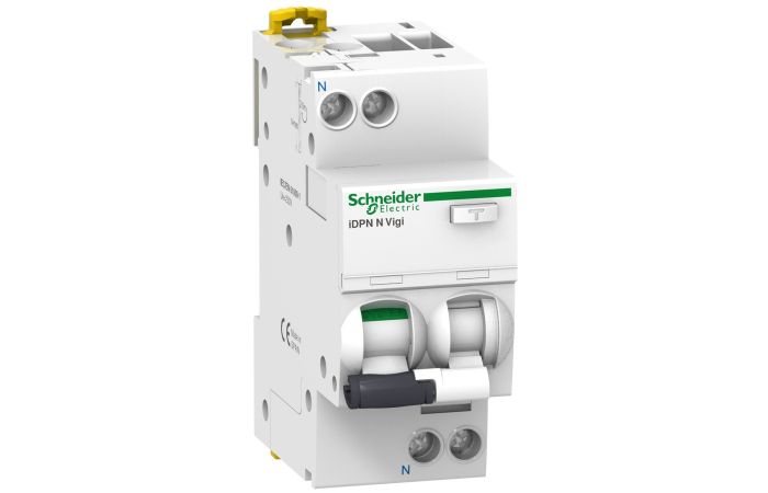 Wyłącznik r&oacute;żnicowonadprądowy 2P C 6A 30mA typ AC, Acti9 iDPNNVigi-C6-30-AC | A9D31606 Schneider Electric