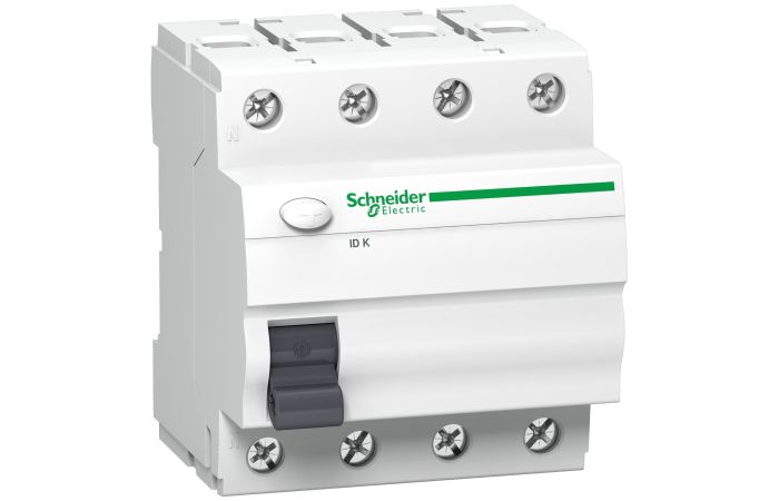 Wyłącznik różnicowoprądowy 4P 40A 30mA typ AC, IDK-40-4-30-AC, Acti 9