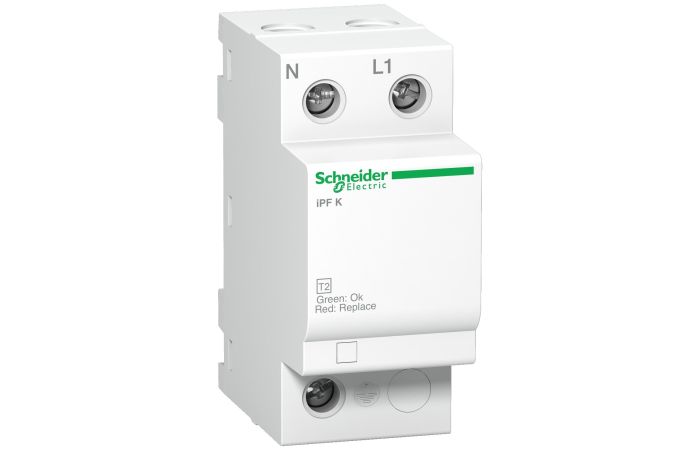 Ogranicznik przepięć iPFK40-T2-1N 1+1-biegunowy Typ2 40 kA, Acti 9 | A9L15687 Schneider Electric