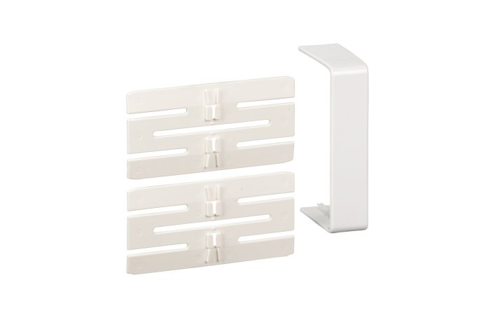 Łącznik z osłoną poŁączenia 95x55 mm PC/ABS biel polarna Optiline 45 | ISM10206P Schneider Electric