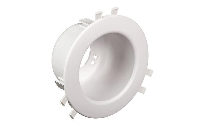 Ramka sufitowa, do rurki zasilającej, biel polarna, Optiline 45 | ISM20812P Schneider Electric