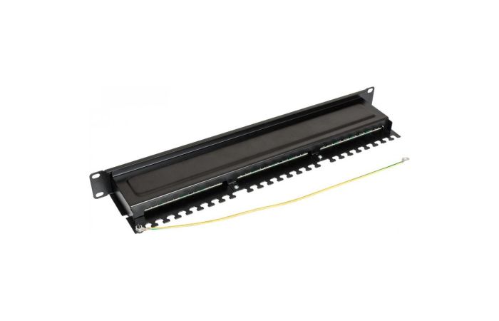 Panel kat.6 FTP 19 1U, 24XRJ45 z półką | CCAS-PA6-24STP-O-2 securityNET
