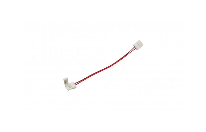 Złącze LED 8 mm 2-stronne przewód z 2 zatrz. | 24-1200-02 LED Labs