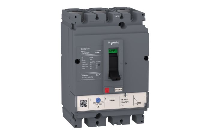 Wyłącznik mocy EasyPact CVS250N, 3P, 100A, 50kA, wyzwalacz termomagnetyczny TMD, Compact CVS  | LV516461 Schneider Electric