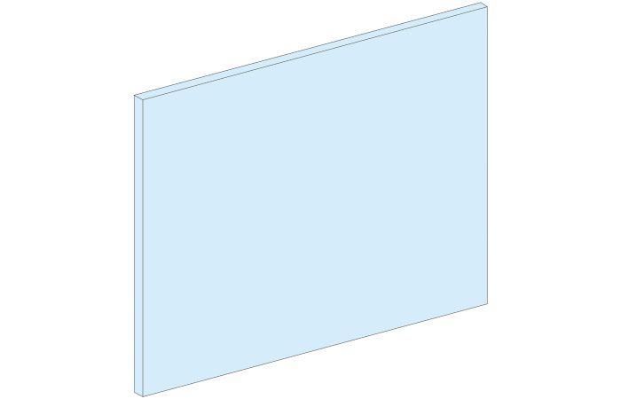Zaślepka modułowa 46x1000mm biała, PrismaSet | LVS03220 Schneider Electric