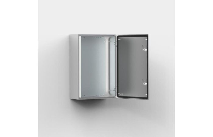 Obudowa metalowa n/t 400x300x210, stal nierdzewna 304L IP66 z płytą montażową ASR0403021 | ASR0403021 Eldon