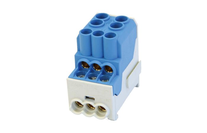 Blok rozdzielczy SDB 100 - dystrybucyjny AL/CU 80010 niebieski | 81601003 Simet