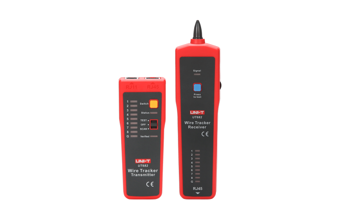 Miernik szukacz par przewodów z testerem kabli RJ-45 Uni-T UT682 | MIE0292 LECHPOL ELECTRONICS