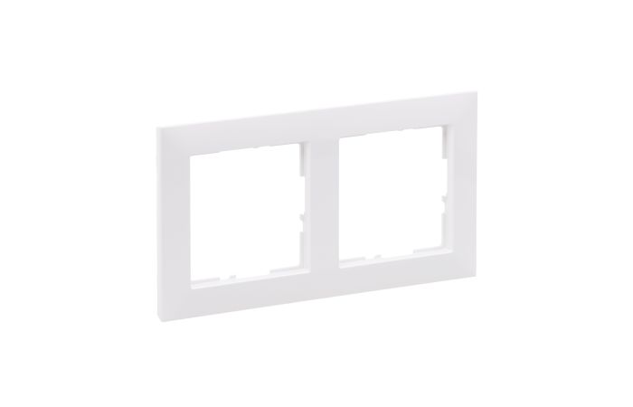 Ramka podw&oacute;jna, biały, Suno | 721502 Legrand