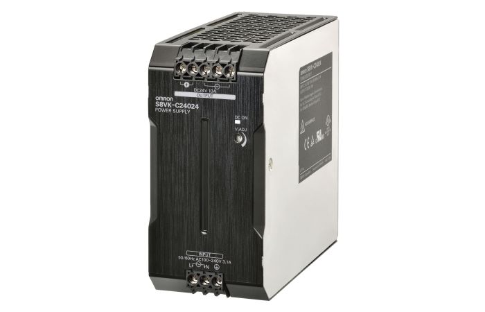 Zasilacz impulsowy DIN, 1x100…240VAC(90…350VDC) / 24VDC 10A 240W, IP20 [ S8VK-C24024 ]  | 375668 Omron Electronics