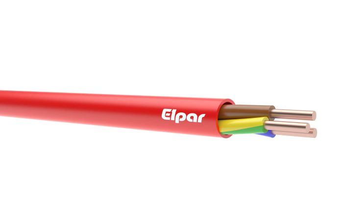 Przewód bezhalogenowy HDGS 3x2,5 żo FE180/PH90/E90 300/500V BĘBEN | 5901854407197 Elpar