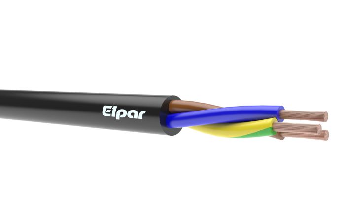 Przewód warsztatowy H05RR-F (OW) 3x1,0 żo 300/500V KRĄŻEK | 5901854403212 Elpar