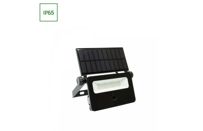 Mini naświetlacz NOCTIS SOLARIS 2W CW 110st IP65 175x145x30mm czarny | SLI050001 Wojnarowscy