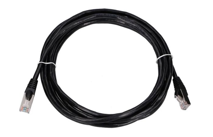 Patchcord LAN RJ45 Kat.5e FTP 3m AWG26 CU czarny Extralink | EX.7621 Batna