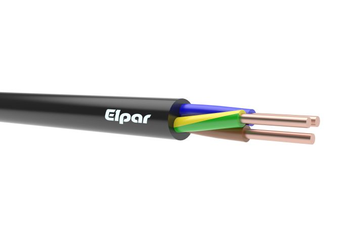 Kabel energetyczny YKY żo 3x2,5 RE 0,6/1kV BĘBEN | 5901854415253 Elpar