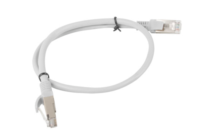 Patchcord kat.5E UTP 0.5m szary FLUKE PASSED LANBERG | PCU5-10CC-0050-S Lanberg