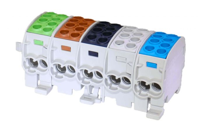 SCB 35-5X Blok rozdzielczy - odgałęźny Al/Cu 80250 SIMBLOCK zie/brą/cza/sza/nie | 81507030 Simet