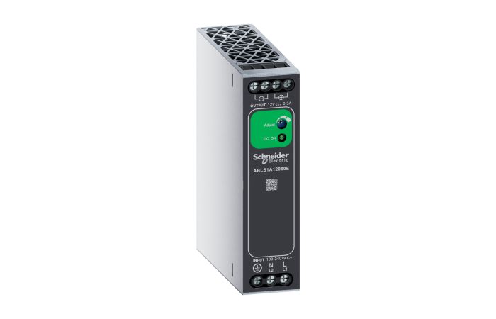 Zasilacz jednofazowy, wejście 100-240V AC, wyjście 12V DC, 75W, szyna DIN, IP20, ABLSE | ABLS1A12060E Schneider Electric