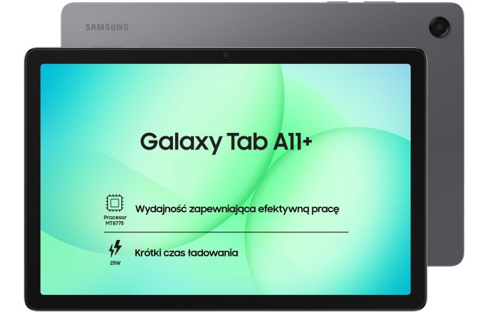 Tablet Samsung Galaxy Tab A11+ 10.9" 6/128 Wi-Fi szary | WEG-2045990 SAMSUNG