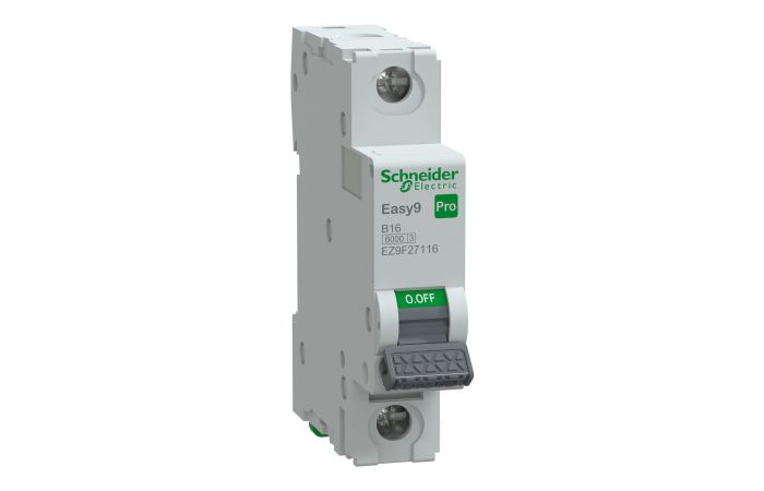 Wyłącznik nadprądowy 1P B 16A 6kA, Easy9 Pro EZ9F-B16-1 | EZ9F27116 Schneider Electric