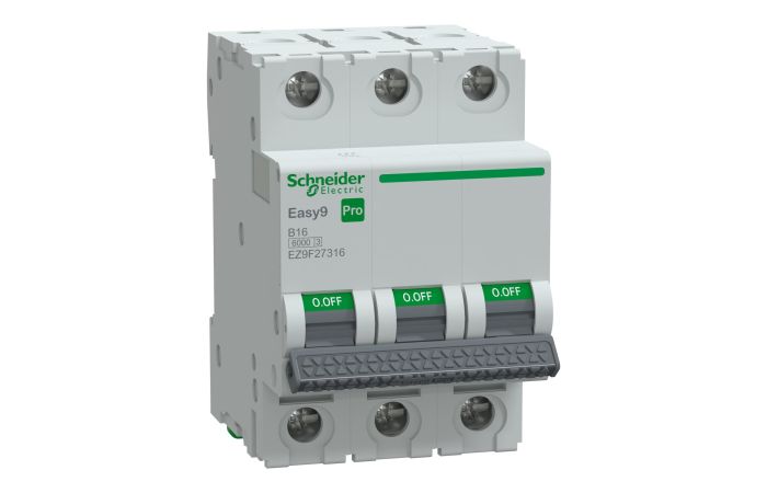 Wyłącznik nadprądowy 3P B 16A 6kA, Easy9 Pro EZ9F-B16-3 | EZ9F27316 Schneider Electric