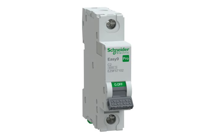 Wyłącznik nadprądowy 1P C 2A 6kA, Easy9 Pro EZ9F-C2-1 | EZ9F57102 Schneider Electric