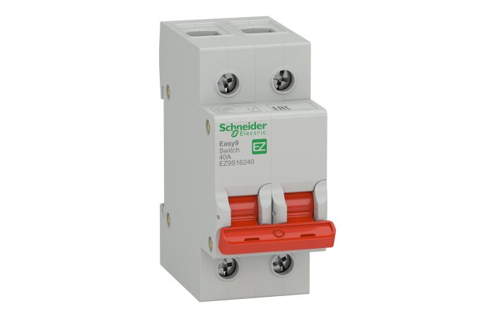 Rozłącznik izolacyjny 40A 2P, Easy9 Pro EZ9S-40-2 | EZ9S16240 Schneider Electric