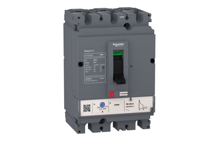 Wyłącznik mocy EasyPact CVS160F, 3P, 100A, 36kA, wyzwalacz termomagnetyczny TMD, Compact CVS  | LV516331 Schneider Electric