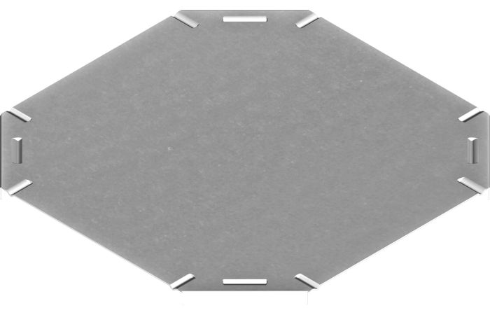 Pokrywa czwórnika korytka PCZKJ100, gr.blachy 1,0mm | 103310 Baks