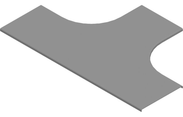 Pokrywa trójnika korytka PTKZP200, gr.blachy 1,5mm | 301320 Baks