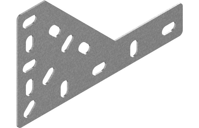 Blacha montażowa drabiny BTMD, gr. blachy 2,0mm | 751801 Baks