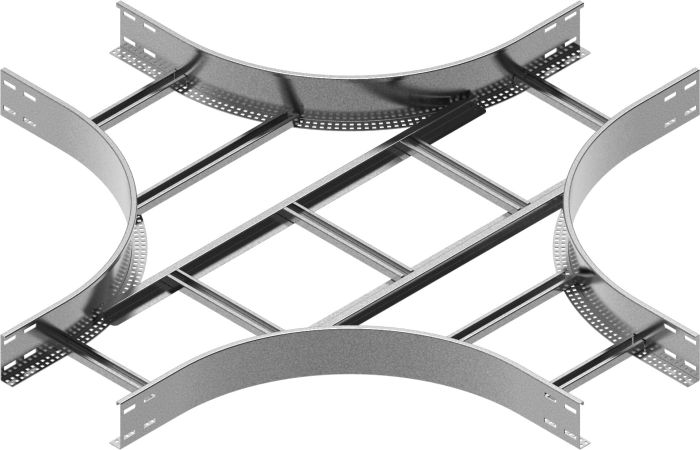 Czwórnik drabinki CZDC600H100 N, gr. blachy 2,0mm | 492360 Baks