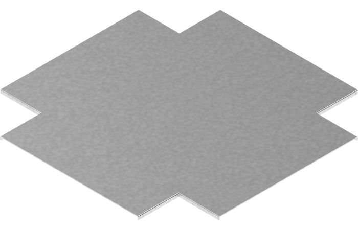 Pokrywa czwórnika kanału PCZKN340, gr.blachy 1,0mm | 500634 Baks