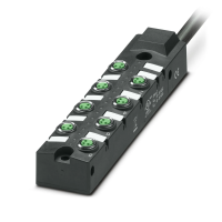 Puszka czujników - urządzeń wykonawczych - SACB- 8/3-L- 5,0PUR-M8 HD | 1197232 Phoenix Contact
