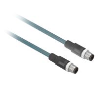 Kabel miedziany Ethernet, Identyfikacja radiowa XG, M12/M12 D kodowany 3m OsiSense XZ | XGSZ12E1203 TMSS France