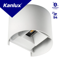 Oprawa elewacyjna REKA LED EL 7W-O-W max 510lm biała IP54 kolor biały 5 lat Gwar. | 28993 Kanlux