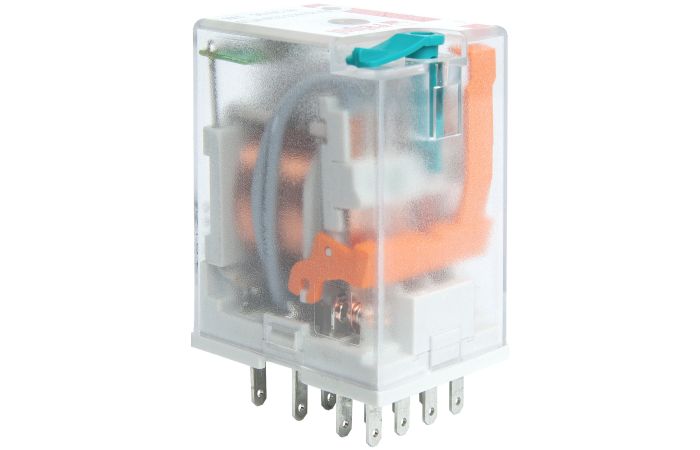 Przekaźnik elektromagnetyczny, przemysłowy 6A 24VDC IP40, R4N-2314-23-1024-WTLD | 860633 Relpol