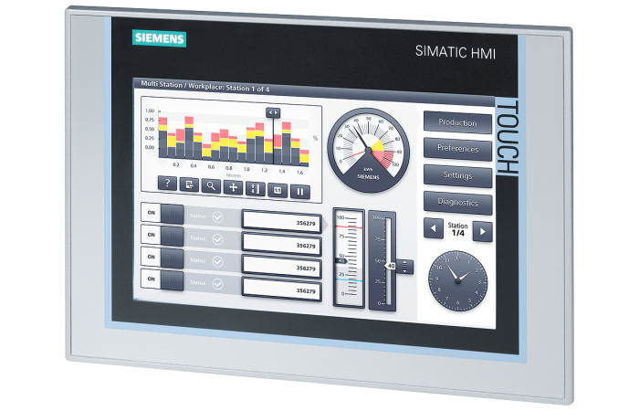 Panel Comfort wyświetlacz TFT 9, interfejsy Profibus/MPI, Profinet/Ethernet, SIMATIC TP9000 | 6AV2124-0JC01-0AX0 Siemens