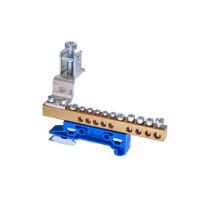 Zacisk ochronny ZO-2111 na TS35, niebieski (10szt.) | A14-2236 Pokój