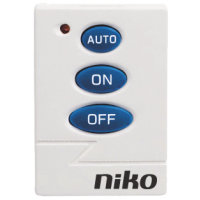 Akcesoria dla czujników kierunkowych Mini remote control IR, biały | 25310 Niko
