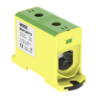 Zacisk uniwersalny, złączka OTL240 żółto-zielona, 1xAl/Cu 35-240mm2 1000V, MAA1240Y10 | MAA1240Y10 Morek