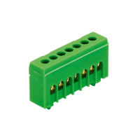 Listwa zaciskowa uziemiająca IP20 PE7H kolor zielony 7x16mm2 MAD1007G15 | MAD1007G15 Morek